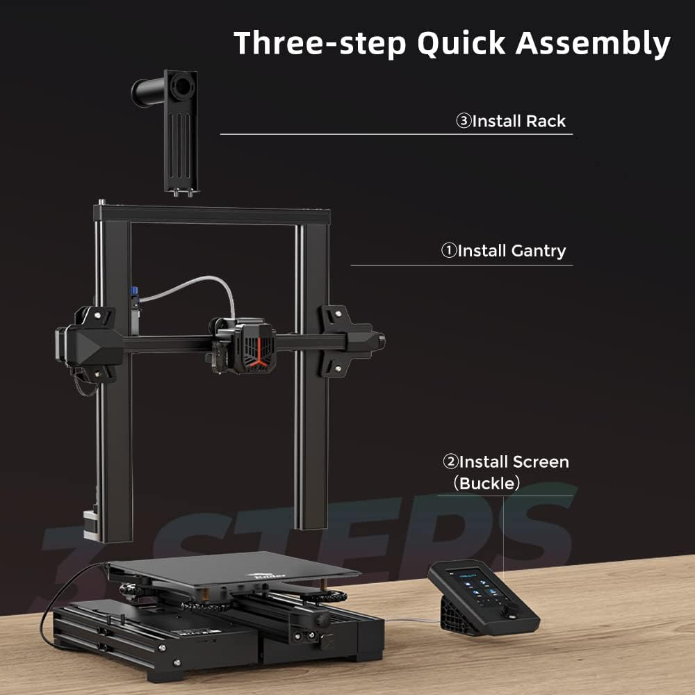 3 step quick assembly